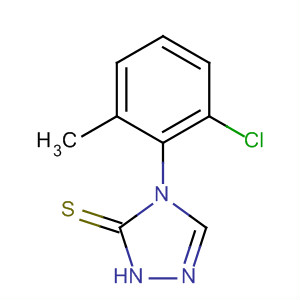 3H-1,2,4-Triazole-3-thione, 4-(2-chloro-6-methylphenyl)-2,4-dihydro- molecular structure