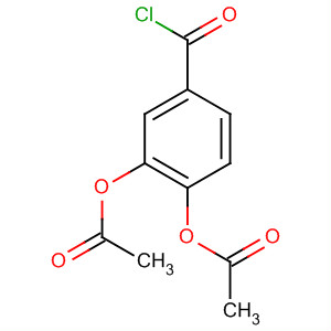 Benzoyl chloride, 3,4-bis(acetyloxy)- molecular structure