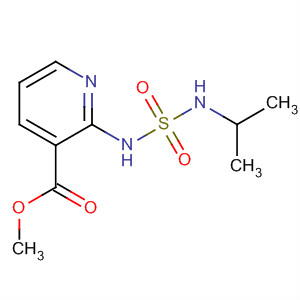 3-Pyridinecarboxylic acid, 2-[[[(1-methylethyl)amino]sulfonyl]amino]-,methyl ester molecular structure