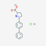 5-(4-phenylphenyl)-3,4-dihydro-2h-pyrrole-2-carboxylic Acid;hydrochloride