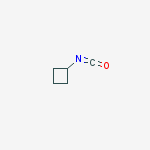 ISOCYANATOCYCLOBUTANE, 97% molecular structure