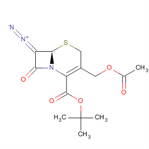 5-Thia-1-azabicyclo[4.2.0]oct-2-ene-2-carboxylic acid,3-[(acetyloxy)methyl]-7-diazo-8-oxo-, 1,1-dimethylethyl ester, (R)-