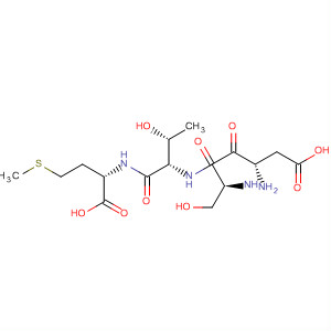 L-Methionine, L-a-aspartyl-L-seryl-L-threonyl- molecular structure