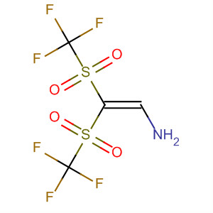 Ethenamine, 2,2-bis[(trifluoromethyl)sulfonyl]- molecular structure