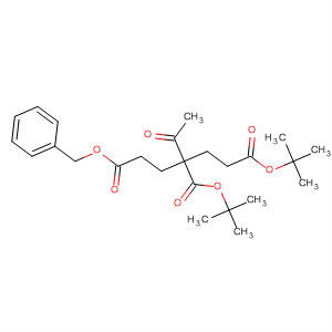 1,3,5-Pentanetricarboxylic acid, 3-acetyl-, 1,5-bis(1,1-dimethylethyl)3-(phenylmethyl) ester molecular structure