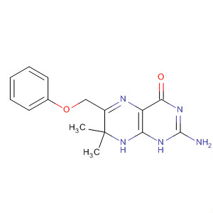4(1H)-Pteridinone,2-amino-7,8-dihydro-7,7-dimethyl-6-(phenoxymethyl)-