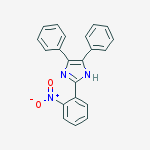 2-(2-nitrophenyl)-4,5-diphenyl-1H-imidazole molecular structure