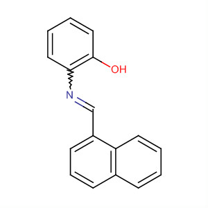 Phenol, 2-[(1-naphthalenylmethylene)amino]- molecular structure