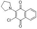 2-chloro-3-pyrrolidino-1,4-naphthoquinone