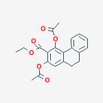 ETHYL 2,4-DIACETYLOXY-9,10-DIHYDROPHENANTHRENE-3-CARBOXYLATE