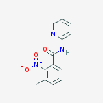 BENZAMIDE, 3-METHYL-2-NITRO-N-2-PYRIDINYL- molecular structure