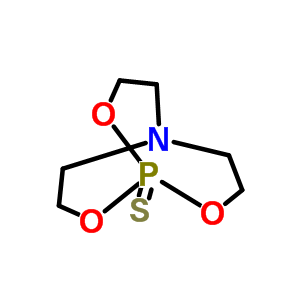 2,8,9-trioxa-5-aza-1-phosphabicyclo[3.3.3]undecane 1-sulfide molecular structure