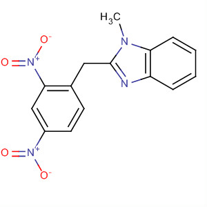 1H-Benzimidazole, 2-[(2,4-dinitrophenyl)methyl]-1-methyl- molecular structure