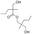 2-(hydroxymethyl)-2-methylpentyl 2-(hydroxymethyl)-2-methylvalerate molecular structure