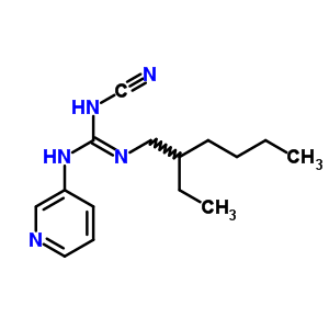 1-cyano-2-(2-ethylhexyl)-3-pyridin-3-ylguanidine