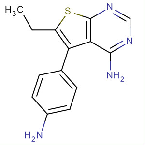 Thieno[2,3-d]pyrimidin-4-amine, 5-(4-aminophenyl)-6-ethyl-
