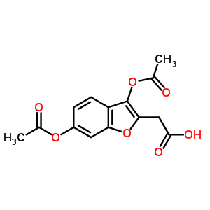 [3,6-bis(acetyloxy)-1-benzofuran-2-yl]acetic acid