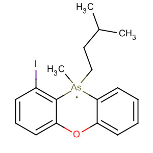 10H-Phenoxarsinium, 10-methyl-10-(3-methylbutyl)-, iodide