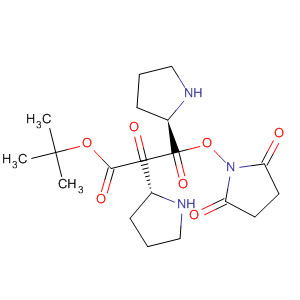 2,5-Pyrrolidinedione,1-[[1-[1-[(1,1-dimethylethoxy)carbonyl]-L-prolyl]-L-prolyl]oxy]- molecular structure