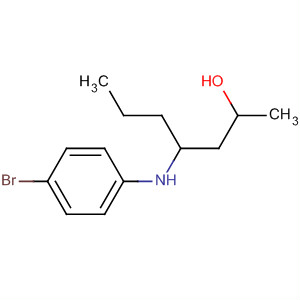 2-Heptanol, 4-[(4-bromophenyl)amino]- molecular structure