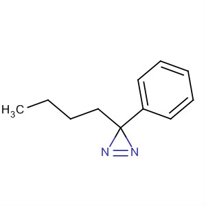 3H-Diazirine, 3-butyl-3-phenyl- molecular structure