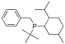 (1,1-Dimethylethyl)[5-methyl-2-(1-methylethyl)cyclohexyl](phenylmethyl)phosphine molecular structure