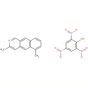 Benz[g]isoquinoline, 3,6-dimethyl-, compd. with 2,4,6-trinitrophenol(1:1) molecular structure