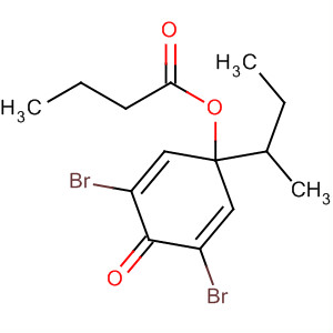 Butanoic acid,3,5-dibromo-1-(1-methylpropyl)-4-oxo-2,5-cyclohexadien-1-yl ester