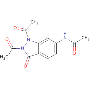Acetamide, N-(1,2-diacetyl-2,3-dihydro-3-oxo-1H-indazol-6-yl)- molecular structure