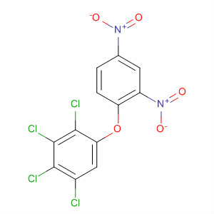 Benzene, 1,2,3,4-tetrachloro-5-(2,4-dinitrophenoxy)- molecular structure