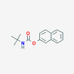 NAPHTHALEN-2-YL N-TERT-BUTYLCARBAMATE molecular structure
