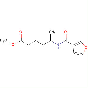 Hexanoic acid, 5-[(3-furanylcarbonyl)amino]-, methyl ester molecular structure