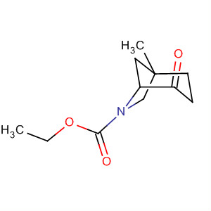6-Azabicyclo[3.2.1]octane-6-carboxylic acid, 1-methyl-4-oxo-, ethylester molecular structure