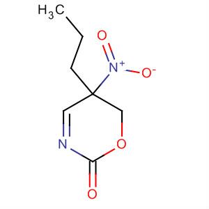 2H-1,3-Oxazin-2-one, tetrahydro-5-nitro-5-propyl- molecular structure