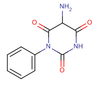 2,4,6(1H,3H,5H)-Pyrimidinetrione, 5-amino-1-phenyl- molecular structure