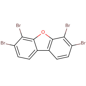 Dibenzofuran, 3,4,6,7-tetrabromo- molecular structure