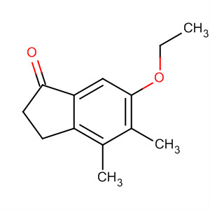 1H-Inden-1-one, 6-ethoxy-2,3-dihydro-4,5-dimethyl- molecular structure