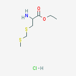 ethyl S-[(methylsulfanyl)methyl]cysteinate molecular structure