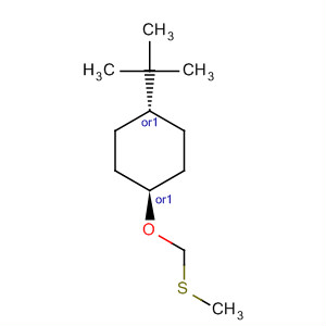 Cyclohexane, 1-(1,1-dimethylethyl)-4-[(methylthio)methoxy]-, trans- molecular structure