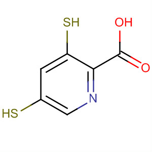 2-Pyridinecarboxylic acid, 3,5-dimercapto- molecular structure
