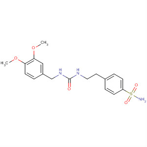 Benzenesulfonamide,4-[2-[[[(3,4-dimethoxyphenyl)methylamino]carbonyl]amino]ethyl]-