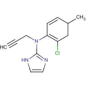 1H-Imidazol-2-amine,N-(2-chloro-4-methylphenyl)-4,5-dihydro-N-2-propynyl- molecular structure