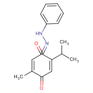 2,5-Cyclohexadiene-1,4-dione, 2-methyl-5-(1-methylethyl)-,4-(phenylhydrazone) molecular structure
