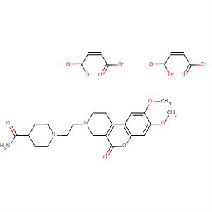 4-Piperidinecarboxamide,1-[2-(1,5-dihydro-8,9-dimethoxy-5-oxo-2H-[1]benzopyrano[3,4-c]pyridin-3(4H)-yl)ethyl]-, (2Z)-2-butenedioate (1:2)