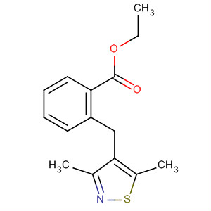 Benzoic acid, 2-[(3,5-dimethyl-4-isothiazolyl)methyl]-, ethyl ester