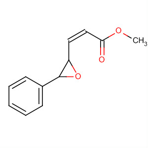 2-Propenoic acid, 3-(3-phenyloxiranyl)-, methyl ester, cis- molecular structure