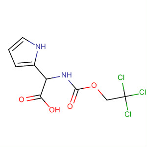 1H-Pyrrole-2-acetic acid, a-[[(2,2,2-trichloroethoxy)carbonyl]amino]- molecular structure