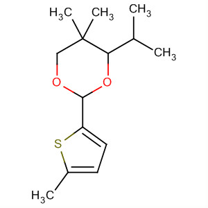 1,3-Dioxane, 5,5-dimethyl-4-(1-methylethyl)-2-(5-methyl-2-thienyl)-