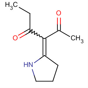 2,4-Hexanedione, 3-(2-pyrrolidinylidene)- molecular structure
