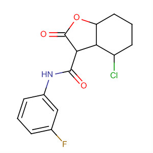 3-Benzofurancarboxamide,7-chloro-N-(3-fluorophenyl)octahydro-2-oxo-